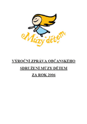 Výroční zpráva za rok 2006