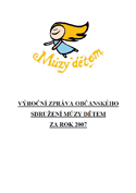 Výroční zpráva za rok 2007